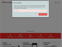 Tablet Screenshot of hanmi.com